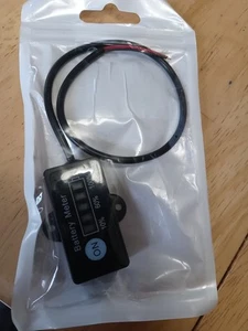 12V 24V Battery Meter LED Battery Capacity Indicator Meter Gauge Waterproof L... - Picture 1 of 2