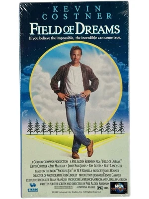 Field of Dreams VHS Sealed Kevin Costner 1989 Universal – New & Vintage - Image 1 of 4