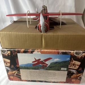 Rosso's Fine Hand Crafted Lockheed Vega  5B Wood Airplane Model Motorized - Picture 1 of 22