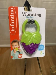 Infantino- Brand New Vibrating Teether- Grape - Picture 1 of 5