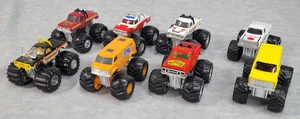 Lot of 8 Matchbox & Road Champs Monster Trucks 1980s Vtg Taurus Kong Fire Cat - Picture 1 of 17