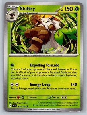 Shiftry #005/162 SV05: Temporal Forces Uncommon - Pokemon Cards C93 - Image 1 of 2