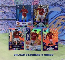 Adrenalyn XL Premier League Panini 2023/24 Manchester United Set All 5 Foil Card