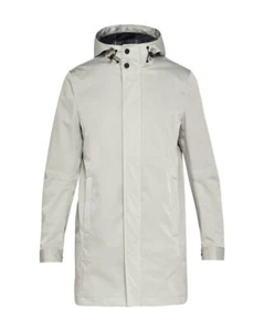 Ted Baker - Men’s Verner Hooded Mac Coat - Taupe - Picture 1 of 10