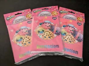 3 paquetes de 8 invitaciones y sobres de fiesta de cumpleaños Shopkins suministros de fiesta 24 - Imagen 1 de 2