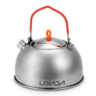 0.6L Stainless Steel Kettle Portable Camping Hiking  Teapot Coffee Pot S9D5
