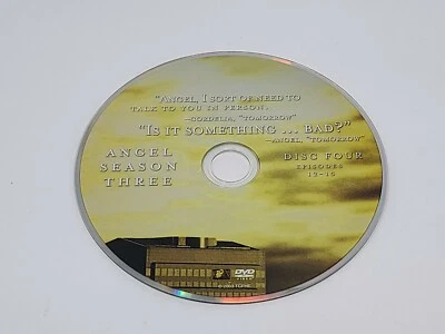 Angel DVD Season 3 Replacement Disc Four 4 Vampires TV Show Foto 1 de 3
