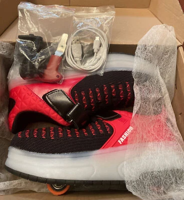 Tênis Nsasy Kids Roller Shoes menino/menina com rodas se tornam tênis esportivos. - Imagem 1 de 4