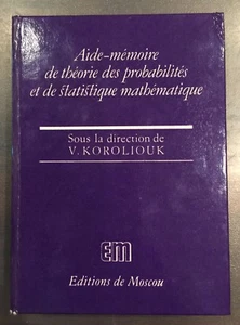 Probability and Statistics handbook, Editions MIR, V. Koroliuk, *IN FRENCH* - Picture 1 of 6