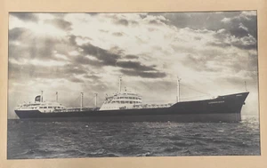 Single Large Photo Liner Courier Maritime Ship Chenonceaux Indochina - Picture 1 of 8