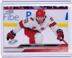 2023-24 Upper Deck Series 1 Clear Cut Brett Pesce #34