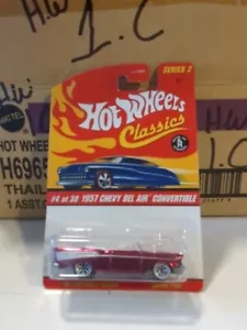 Hot Wheels Classics Series 2 - 1957 Chevy Bel Air convertibile - 1:64 pressofuso - Foto 1 di 6