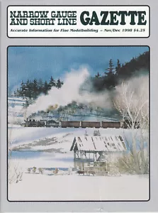 NARROW GAUGE  SHORT LINE GAZETTE 11-12/98 OR&W SIERRA NEVADA WOOD & LUMBER NAT&T - Picture 1 of 2