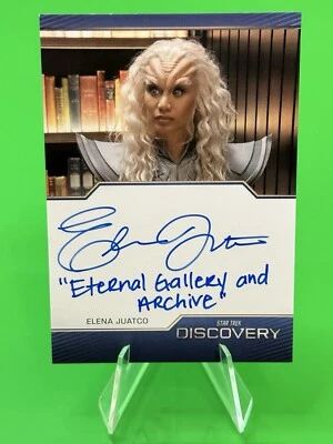 💫2024 Star Trek Discovery Season 5 Elena Juatco as Hy'Rell Inscription Auto!!💫 - Image 1 of 4