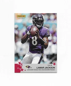 2019 NFL Panini Instant #13 Lamar Jackson 5 TD PASSES Baltimore Ravens /63 - Picture 1 of 4