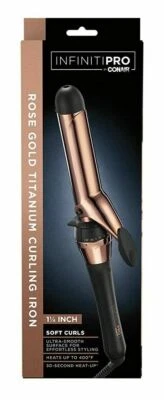 INFINITIPRO BY CONAIR Rose Gold Titanium 1 1/4-Inch Curling Iron - Image 1 of 4