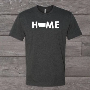 Montana Home State T-shirt Tee Tshirt Unisex MT - Picture 1 of 2
