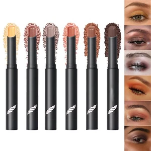 Eyeshadow Stick 6 Color Highlighter Eyeshadow Pencil Glitter Eye Shadow Eyeliner - Picture 1 of 39