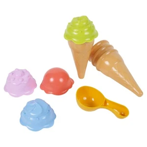 Ice Cream Cone And Scoop Mould Beach Set Sandpit Garden Summer Outdoor Fun Play - Picture 1 of 4