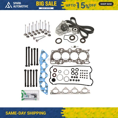 Head Gasket Set Valves Timing Belt Kit Fit 97-01 Honda CRV 2.0L DOHC B20B4 B20Z2 - image 1 of 4