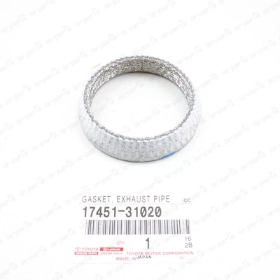Nueva junta de tubo de escape genuina Toyota 10-21 4Runner FJ Cruiser 17451-31020 Foto 1 de 4