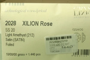 20284621219 Swarovski sealed 1440 units 2028 ss20 light ametyst (212) satin - Picture 1 of 1