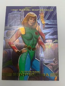 1993 Marvel Masterpieces - SERPENTINA #S5 - X-Men 2099 Dyna-Etch Chase Card - Picture 1 of 5