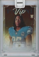 2023 Panini National Convention VIP Jahmyr Gibbs DIAMOND RELIC #1/2 Lions RC