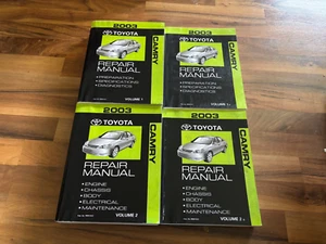 2003 TOYOTA CAMRY Shop Repair Service Manual Set_LE SE XLE_OEM_CLEAN_VGC! - Picture 1 of 6