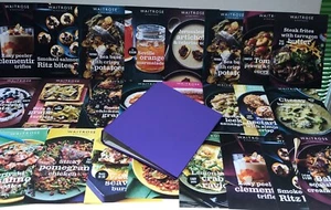 25 Waitrose Recipe Cards plus FREE Purple Ring Binder Folder Main Meals Desserts - Picture 1 of 7