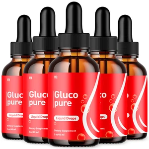 Gluco Pure Blood Drops - Support Blood Health & Balanced Lifestyle - 5 Pack - Picture 1 of 8