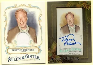 AUTOGRAPH & RELIC TIMOTHY BUSFIELD FIELD OF DREAMS 2016 ALLEN GINTER - Imagen 1 de 2