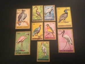 ICOLLECTZONE Burundi C8-16 XF used birds - Picture 1 of 1