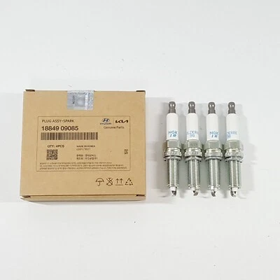 Bujía de iridio genuina 18849085 4 piezas para Hyundai Sonata 2011~2017 Foto 1 de 4
