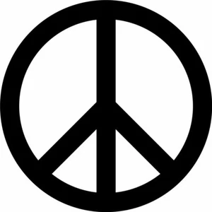 Vinyl Peace Decal Sticker multi size colours car phone glass cup - Picture 1 of 1