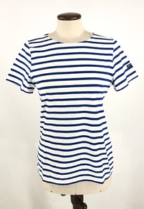 T-Shirt Saint James ENTRILLE mezza manica BIANCO / BLU CHIARO - Imagen 1 de 6
