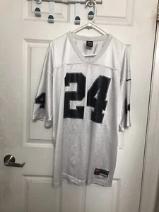 Woodson Jersey# 24 NFL Nike White Raiders2xl 94878 34428 H Of F - Picture 1 of 6