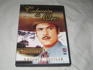 Antonio Aguilar: Coleccion De Oro Vol. 1 DVD's 3-Movies Spanish Only Mexico - Picture 1 of 3