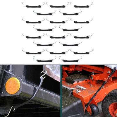 6" Heavy Duty Rubber Tarp Straps Tie Down Bungee Cords With Hooks  GZ - Image 1 of 4