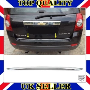 Moldura inferior del maletero trasero cromado ACERO INOXIDABLE para CHEVROLET CAPTIVA 2006-UP - Imagen 1 de 8