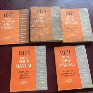 1971 Ford truck shop manual five volume set - Bild 1 von 13