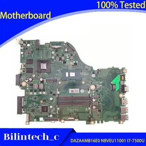 NBVEU11001 NBGD811006 FOR Acer E5-575 Motherboard DAZAAMB16E0 independent - Picture 1 of 7