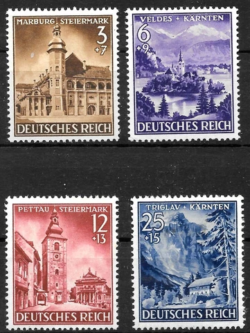 Germany's Third Reich Mi# 806-809 MH Annexation of Northern Slovenia 1941 * Cover
