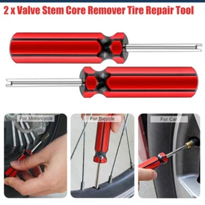 2× Car Auto Screwdriver Valve Stem Core Remover Tire Tube Installer Repair Tool - Picture 1 of 9
