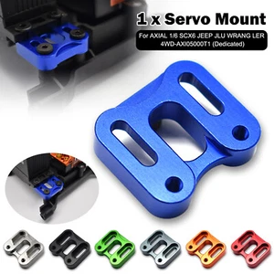 RC Car Steering Servo Mount for AXIAL 1/6 RC Crawler SCX6 AXI05000 Servo Parts - Picture 1 of 18