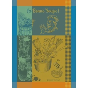 Garnier Thiebaut French Chef Cooking Soup Food Tea Dish Kitchen Cotton Towel - Picture 1 of 15