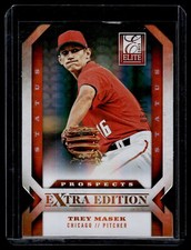 Trey Masek 2013 Panini Elite Extra Edition Orange Die-Cut Card 6/10 #162