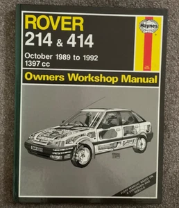 Haynes Rover 214 & 414 1397 cc manual Oct 2989 - 1992 - Picture 1 of 5