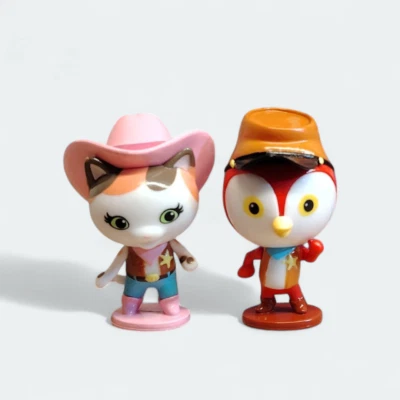 SHERIFF CALLIE WILD WEST & OFFICER PECK 2" Mini Figure Disney Jr Just Play Toy - image 1 of 4