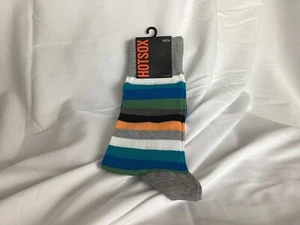 Hot Sox Mens Crew Pair Sock Size 10-13 Shoe Size 6 to 12 - Picture 1 of 1